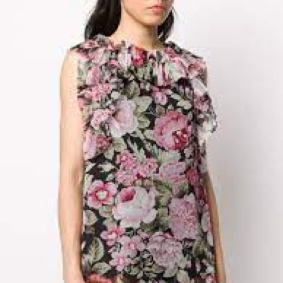 PAROSH Floral Print Blouse - Picture 7 of 8